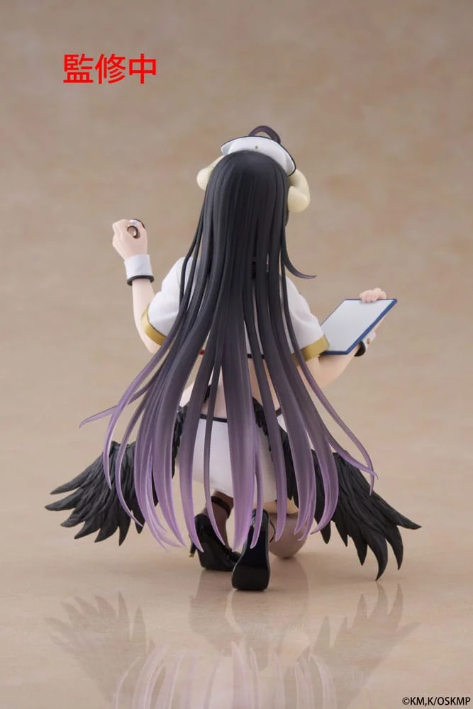 Overlord PVC Statue Desktop Cute Figure Albedo Nurse Ver. Renewal 13 cm